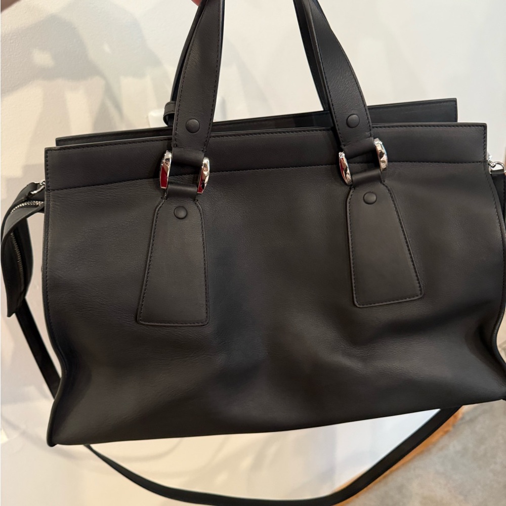 Giorgio Armani Black Leather Bag